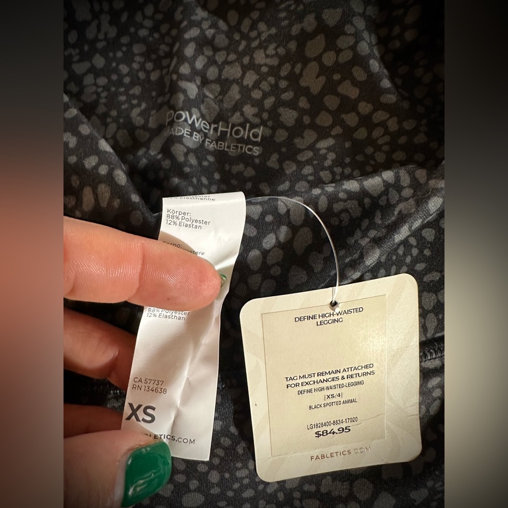 Fabletics Define Powerhold High Waisted Black Spo… - image 5
